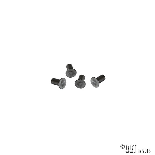 Rivet, for mounting Vent wing locks, for Convertibles, 4 pieces
