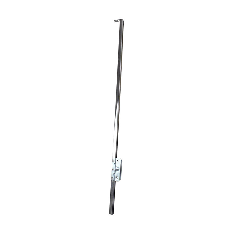 Vent window divisionbar, left, chrome