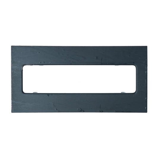 Radio hole repair panel in dashboard