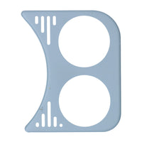 Dashgrill gauge holder right, 2 holes 52mm