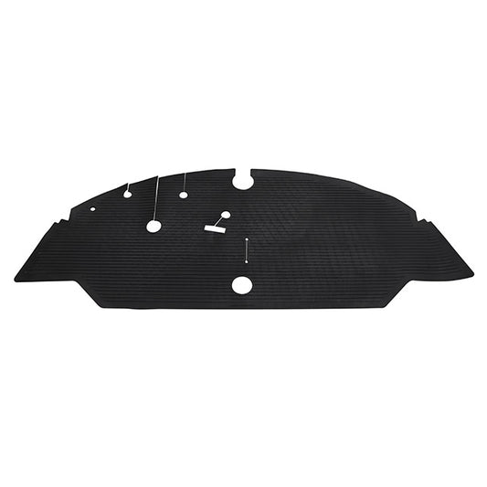Front rubber floor mat (black)