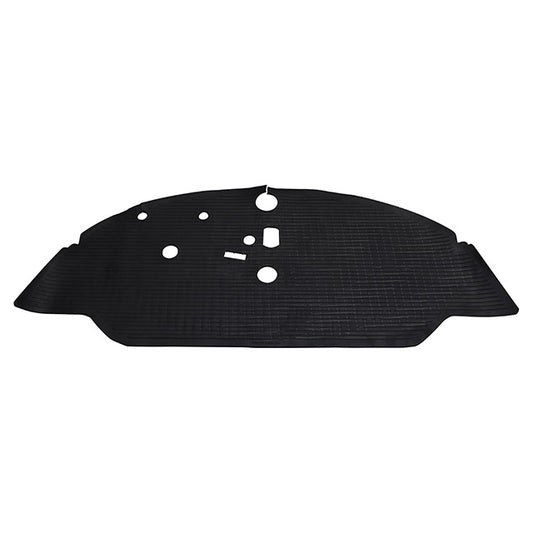 Front rubber floor mat (black)
