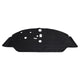 Front rubber floor mat (black)