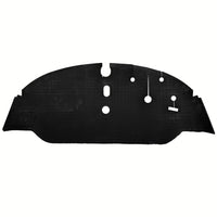 Front rubber floor mat RHD (black)