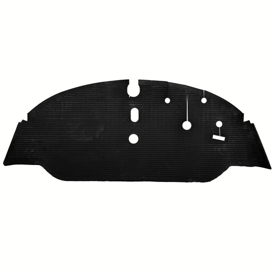 Front rubber floor mat RHD (black)