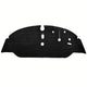 Front rubber floor mat RHD (black)
