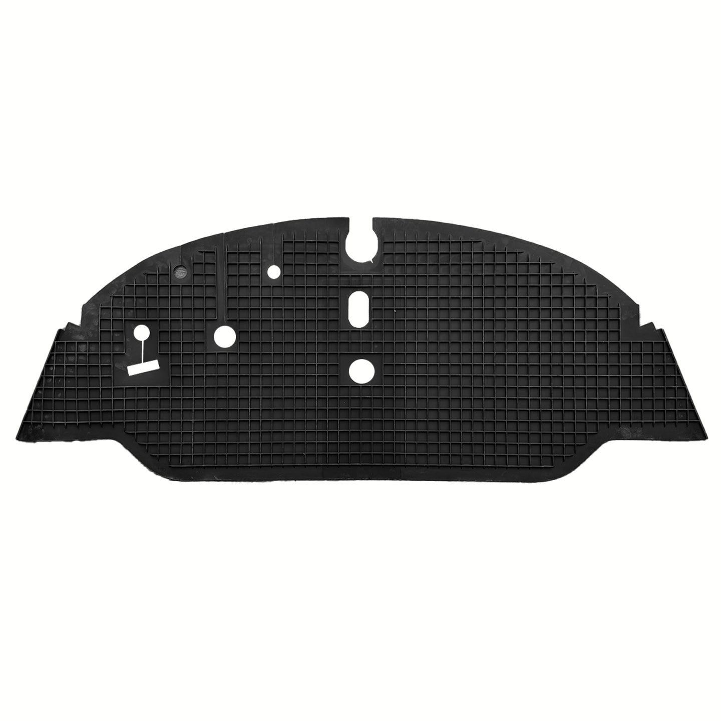Front rubber floor mat RHD (black)