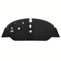 Front rubber floor mat RHD (black)