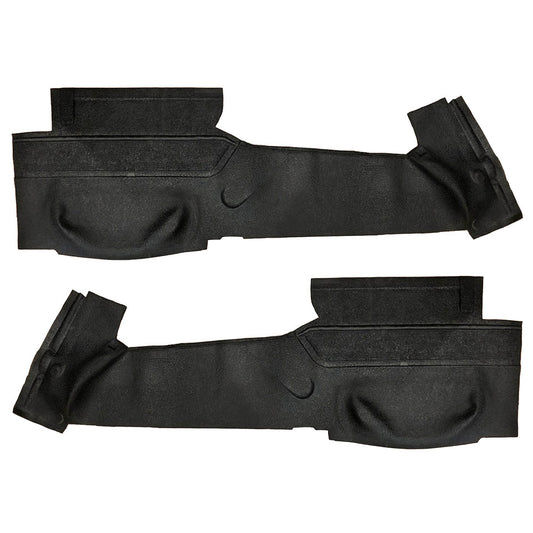 Rubber mats seat stand walkthrough (without bulkhead behind seat) black