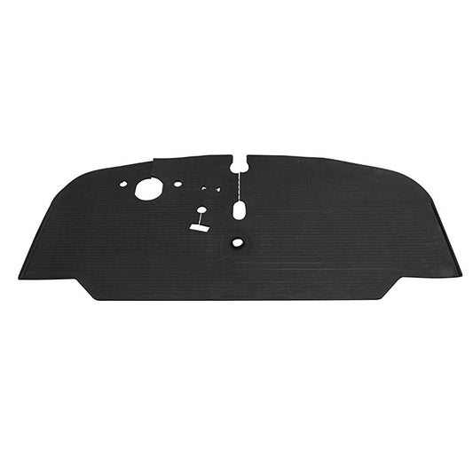 Front rubber floor mat (black)