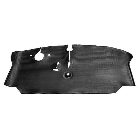 Front rubber floor mat (black)