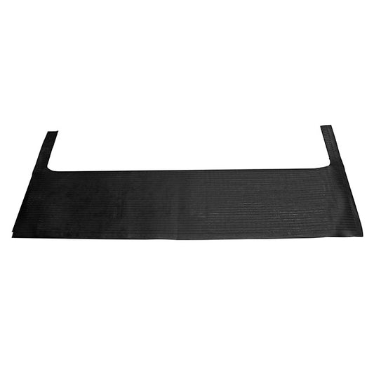 Rear rubber floor mat, double cabin (black)