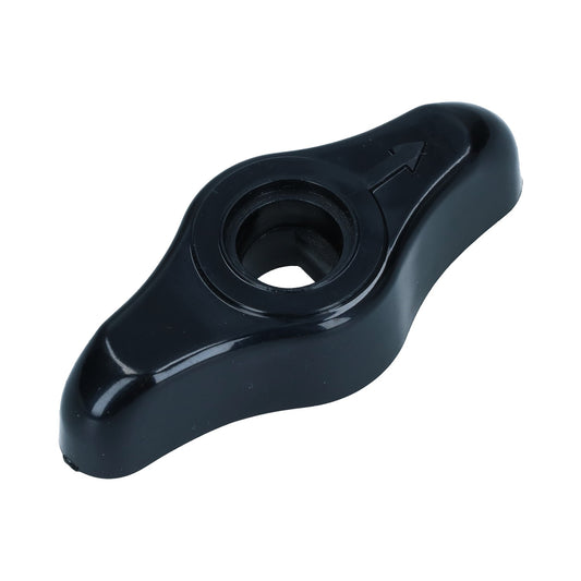 Knob fresh air box distributor flap - black