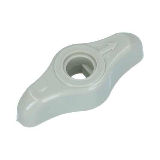 Knob fresh air box distributor flap - silverbeige