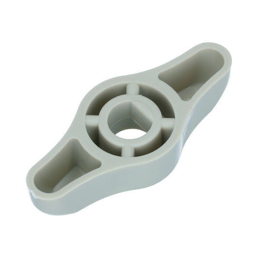Knob fresh air box distributor flap - silverbeige Bus 03/55-07/67