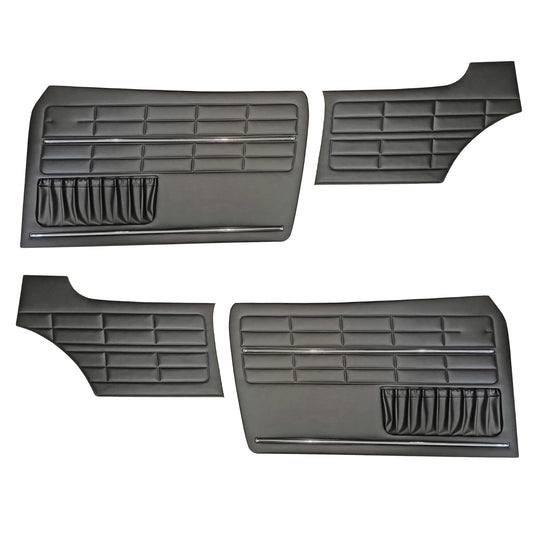 Doorpanel set, black
