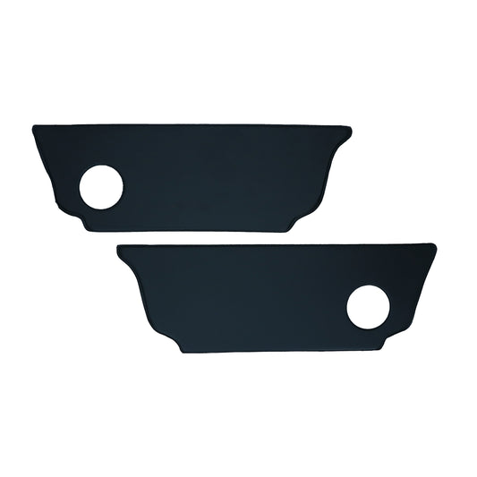 Rear kick panels - black (pair)