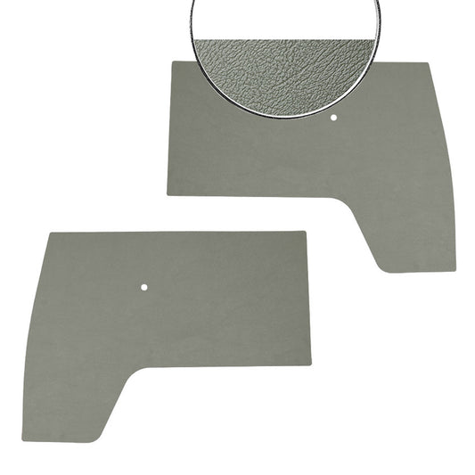 Front door panels, grey, as pair