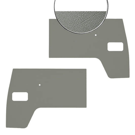 Front door panels, grey, as pair