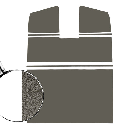 Roof panel set, double cab, grey