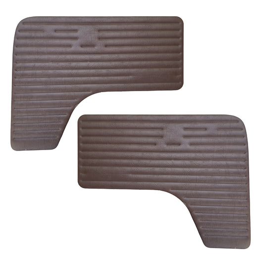 Door panels front, brown