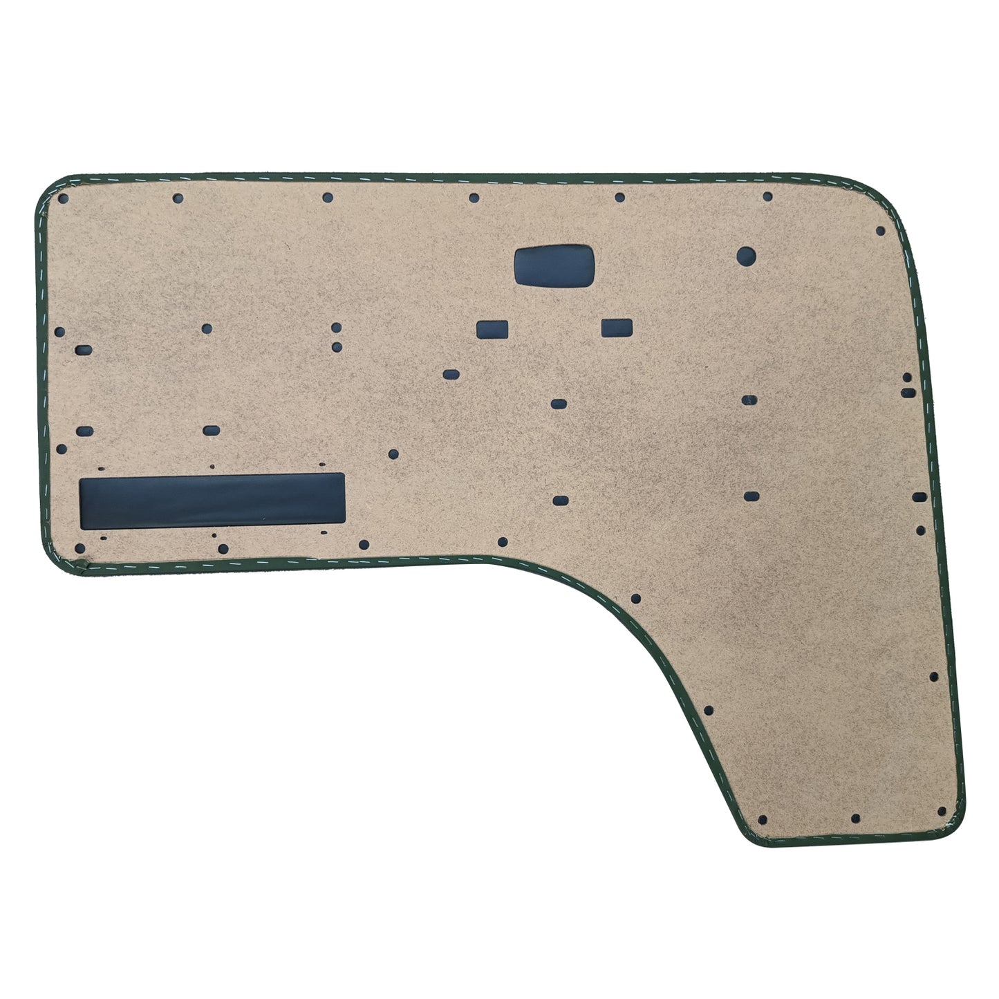 Door panels front, green, z-lines