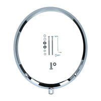 Headlight rim, screws at 20:20