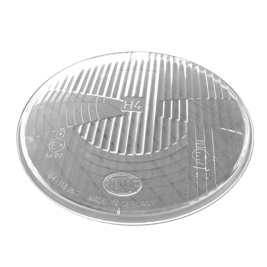 Headlight lens Hella H4 - RHD Kever 07/67- Bus 08/67-07/92 Type 3 Type 181 Golf 1 / 2