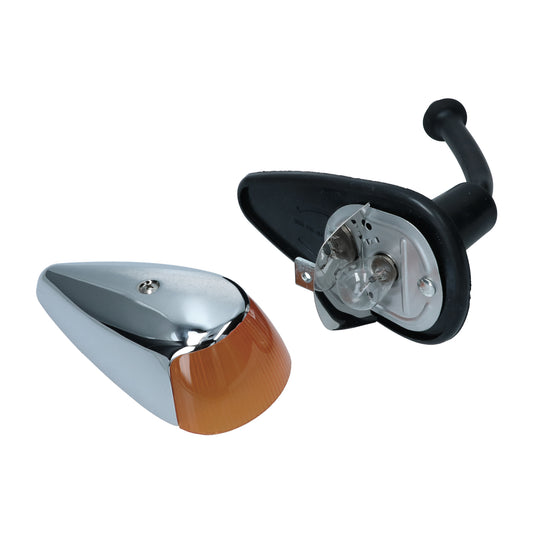 Front indicator complete, top quality, orange Beetle 10/63-07/74