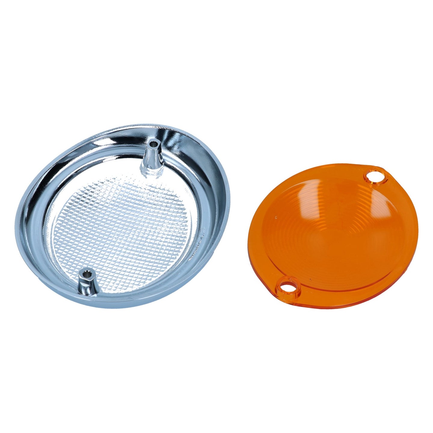 Turn signal lens, right, clear/orange