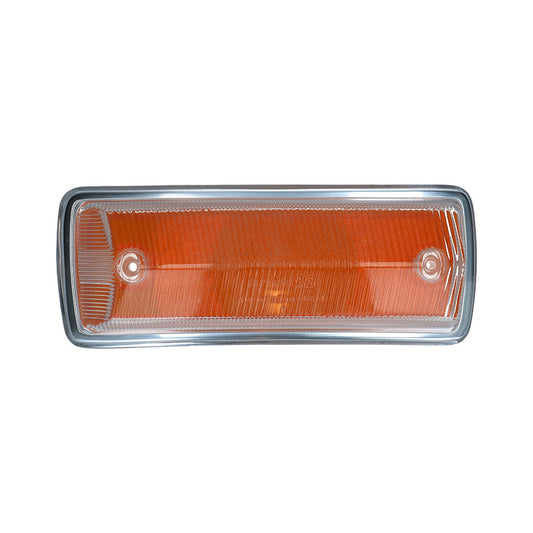 Turn signal lens right - clear/orange with E-marking Bus 08/67-07/72