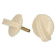 Knob wiper-/ lightswitch bakelite, ivory (pair)