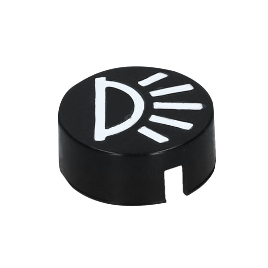 Cap light switch knob interior