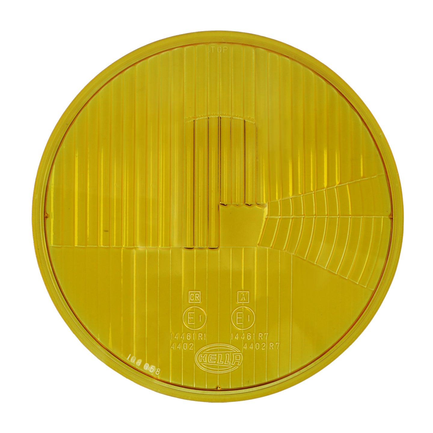 Headlight lens Hella Bilux (P45t) Yellow - LHD