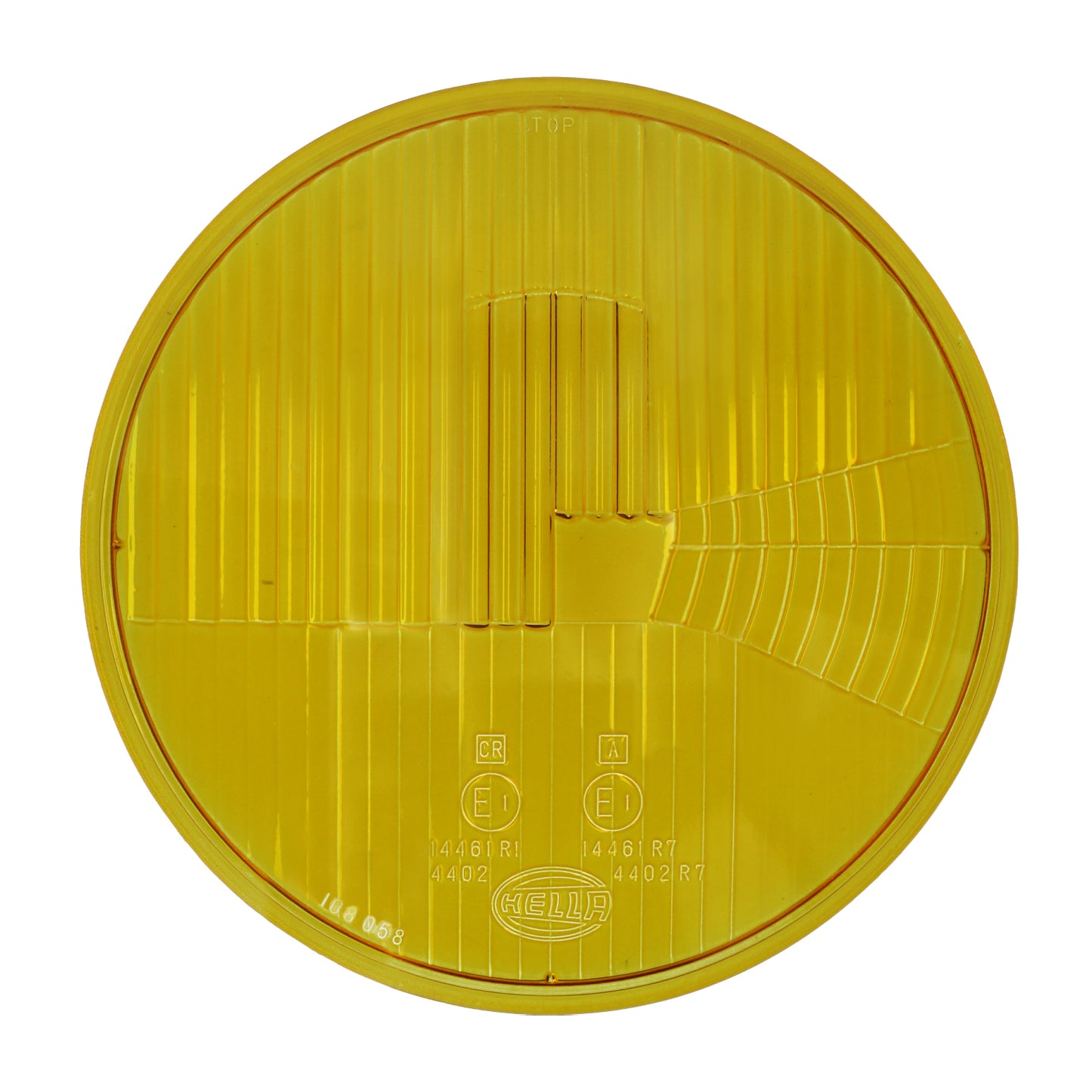 Headlight lens Hella Bilux (P45t) Yellow - LHD