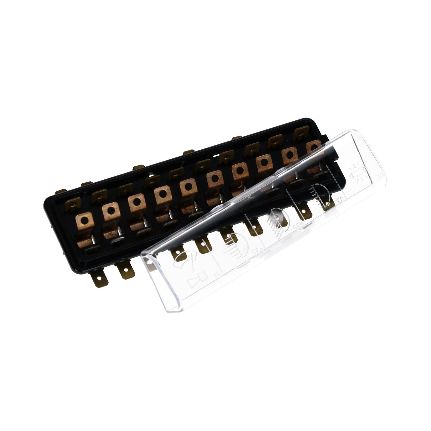 Fuse box, 10 fuses