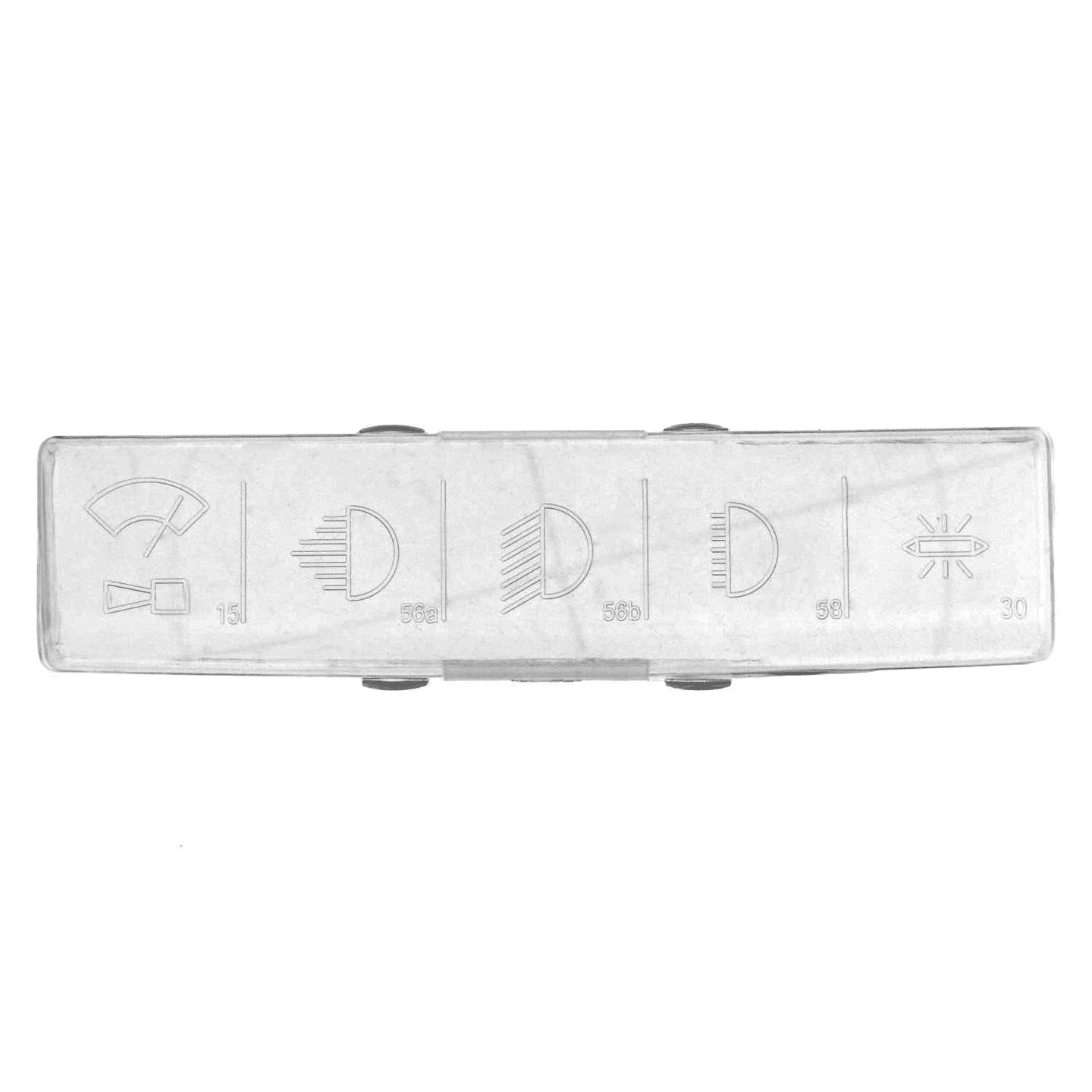 Fuse box cover, 10 fuses