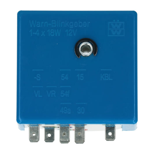 Turn signal relay 12 Volt (9 pin)