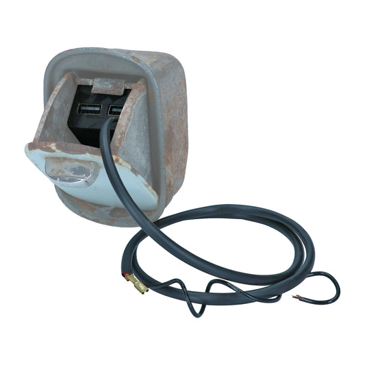 USB charger for ashtray, 6/12 Volt Beetle 10/52-07/57 Karmann Ghia -07/65