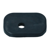 Shock pad between body ,  frame, rear