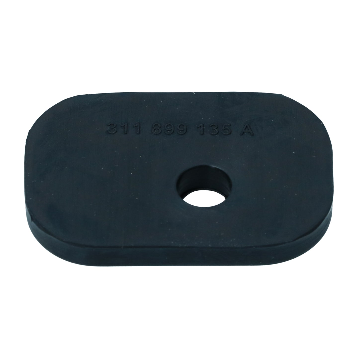 Shock pad between body ,  frame, rear