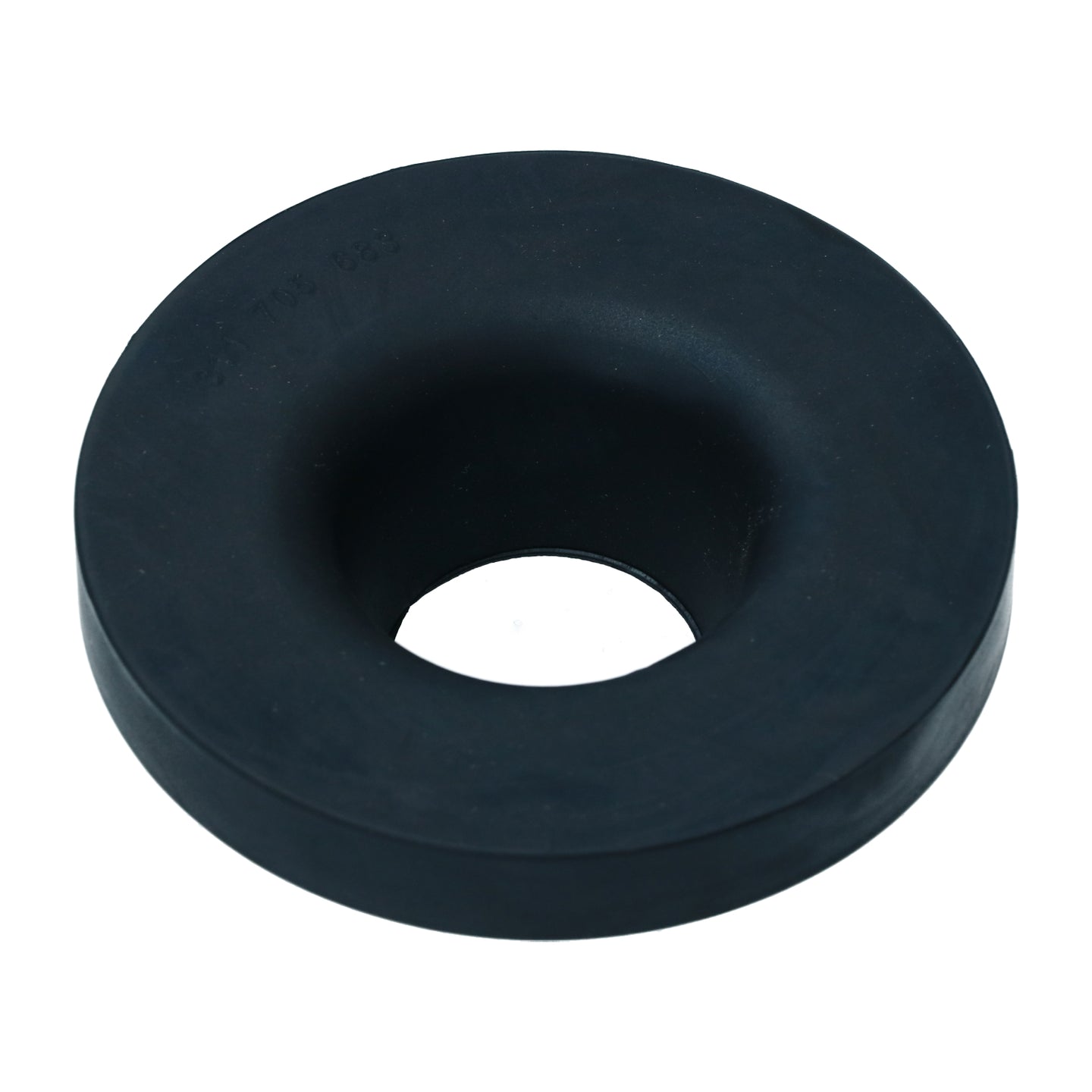 Rubber between rear axle ,  chassis centre, upper/lower