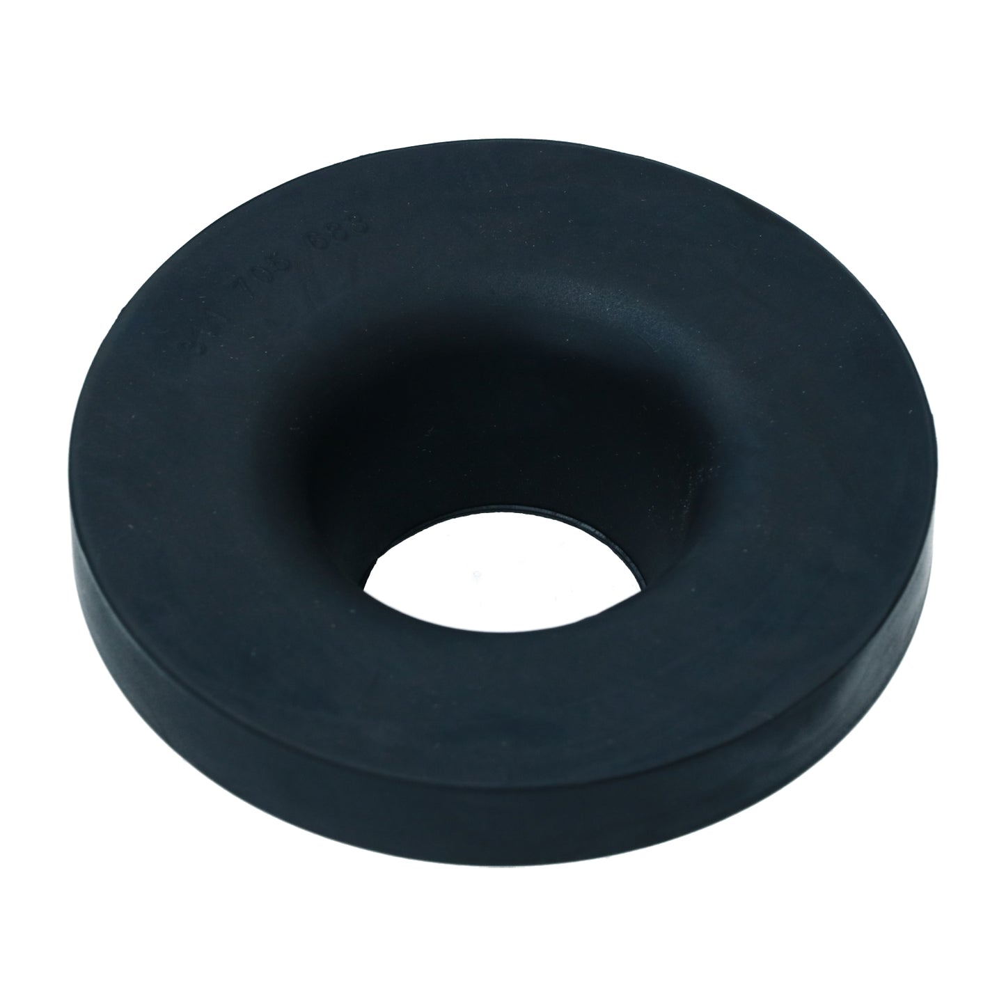 Rubber between rear axle ,  chassis centre, upper/lower