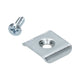 mounting clamp hold down strap rear seat