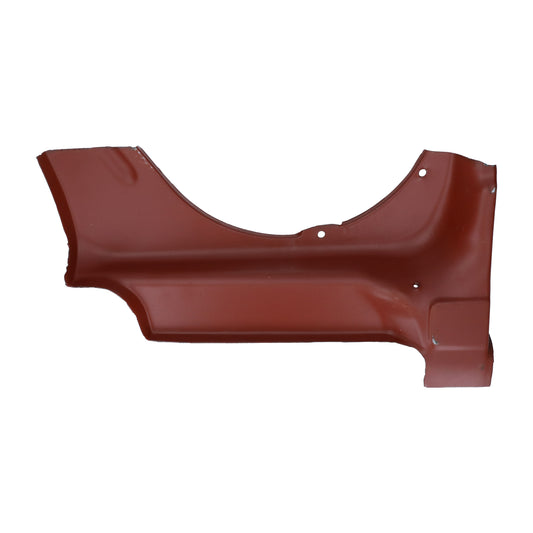 lower part of rear inner quarter panel, left