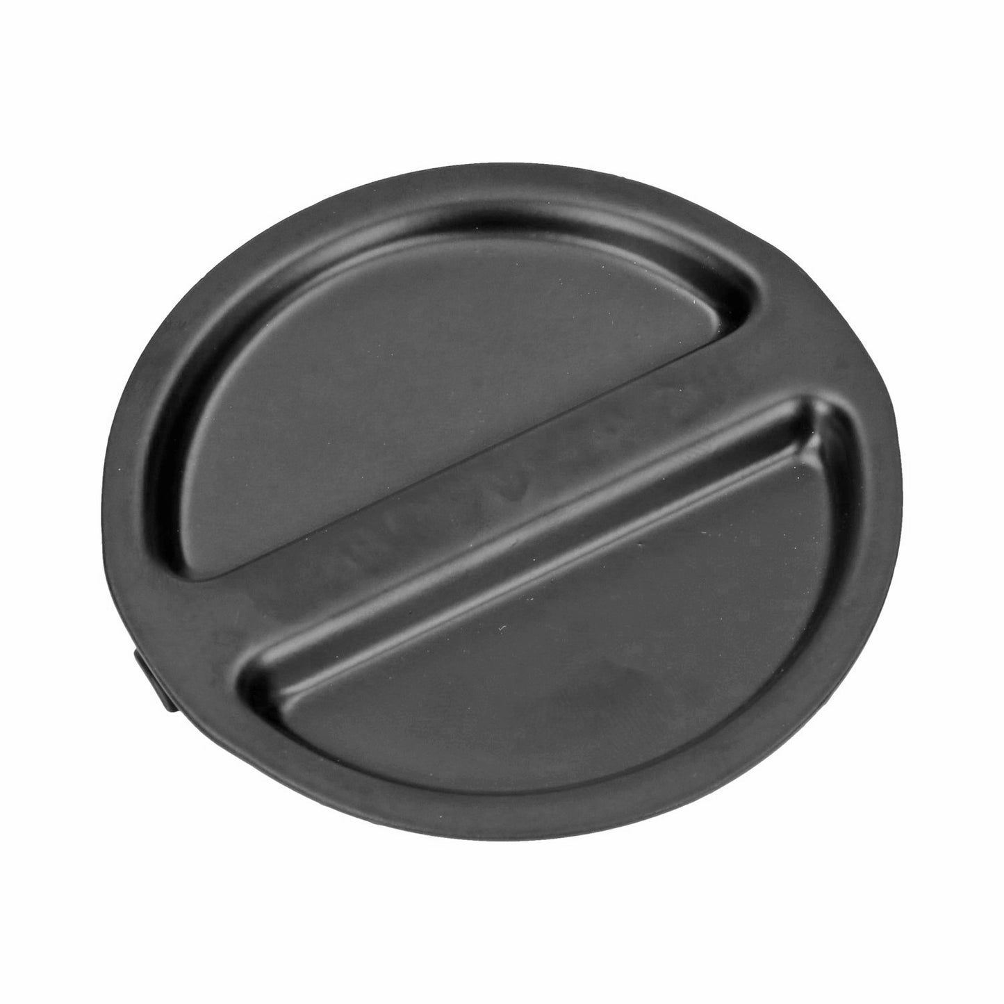 Reservoir cap in front floor pan