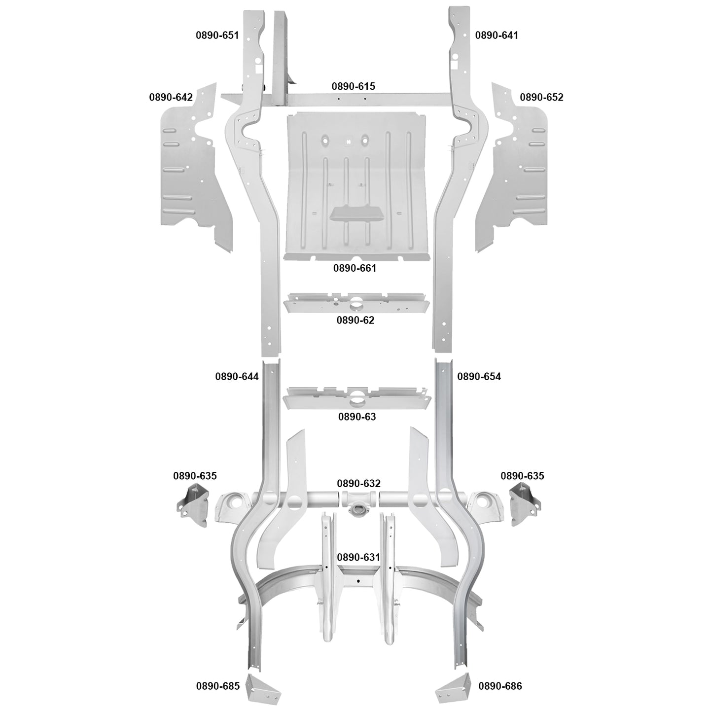 Chassis Kit (Boxed, 210x80x43cm)