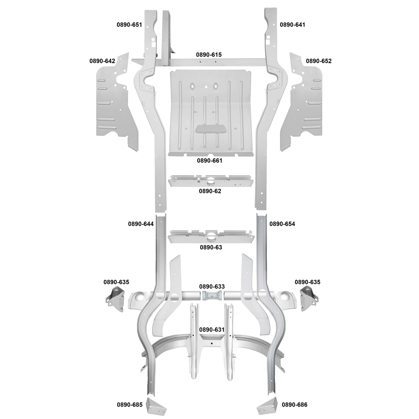 Chassis Kit (Boxed, 210x80x43cm)