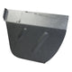 Rear wheel rear splashpanel, left
