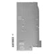 Floor plate right, slidingdoor